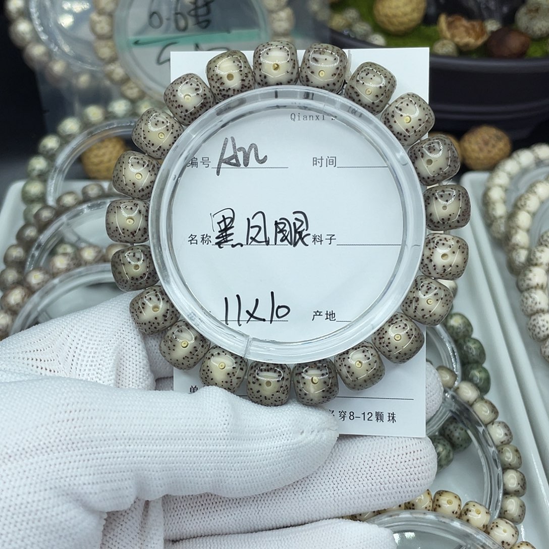 吊坠星月菩提A22黑凤眼