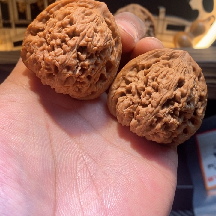 文玩核桃把件觉*43正三角收藏187号