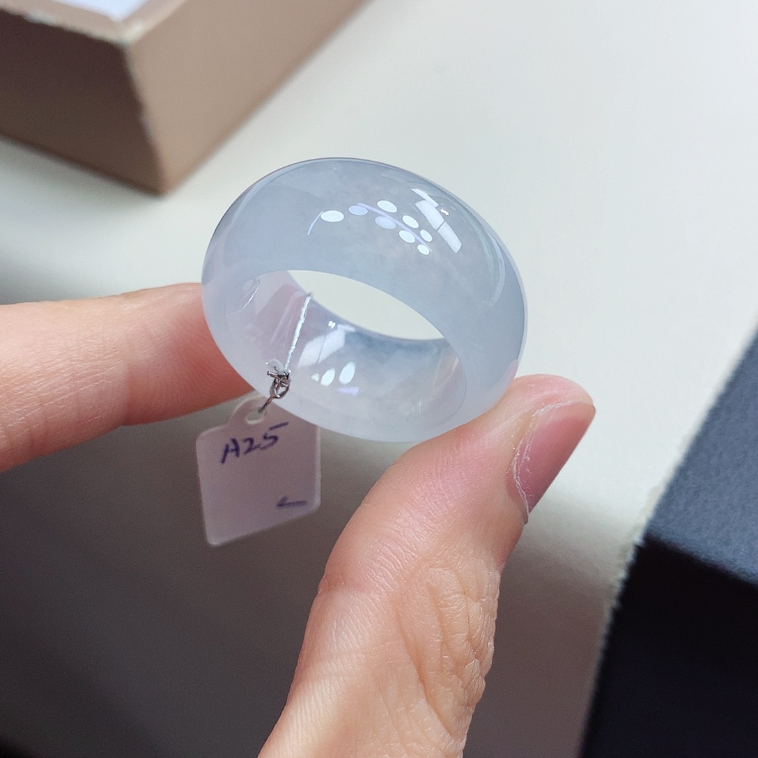 翡翠戒指未镶嵌23-24号