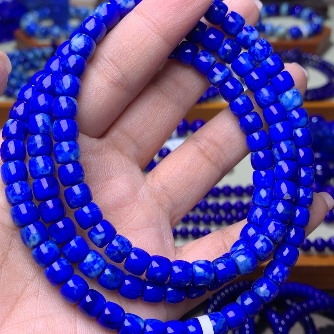 青金石手串未镶嵌7m