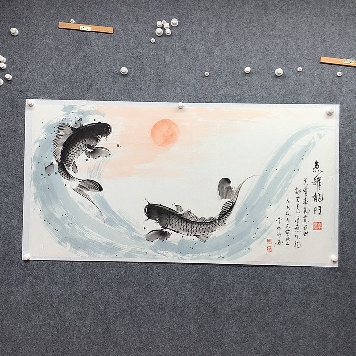 纸本手绘国画作品定制