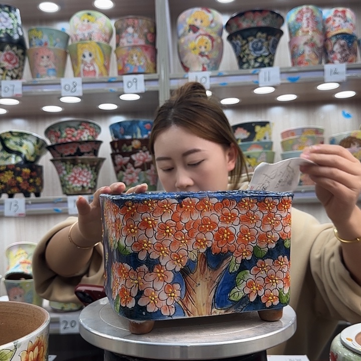 紫砂花盆瑕疵瑕疵937