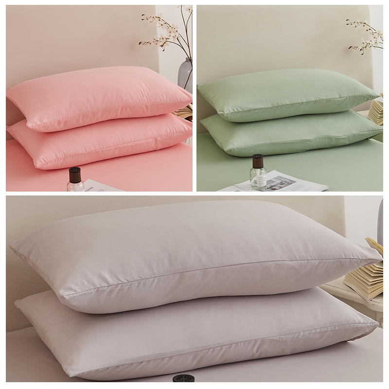 Feeling Deer纯色简约床上用品保暖透气简约双人枕套