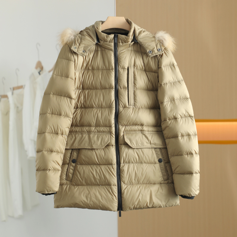 【半价q仓-唐长老自营】货号50228男装新款纯色羽绒服