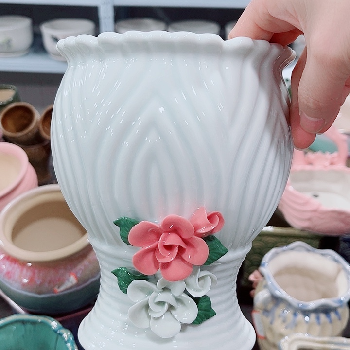 多肉陶瓷花盆满10元包邮