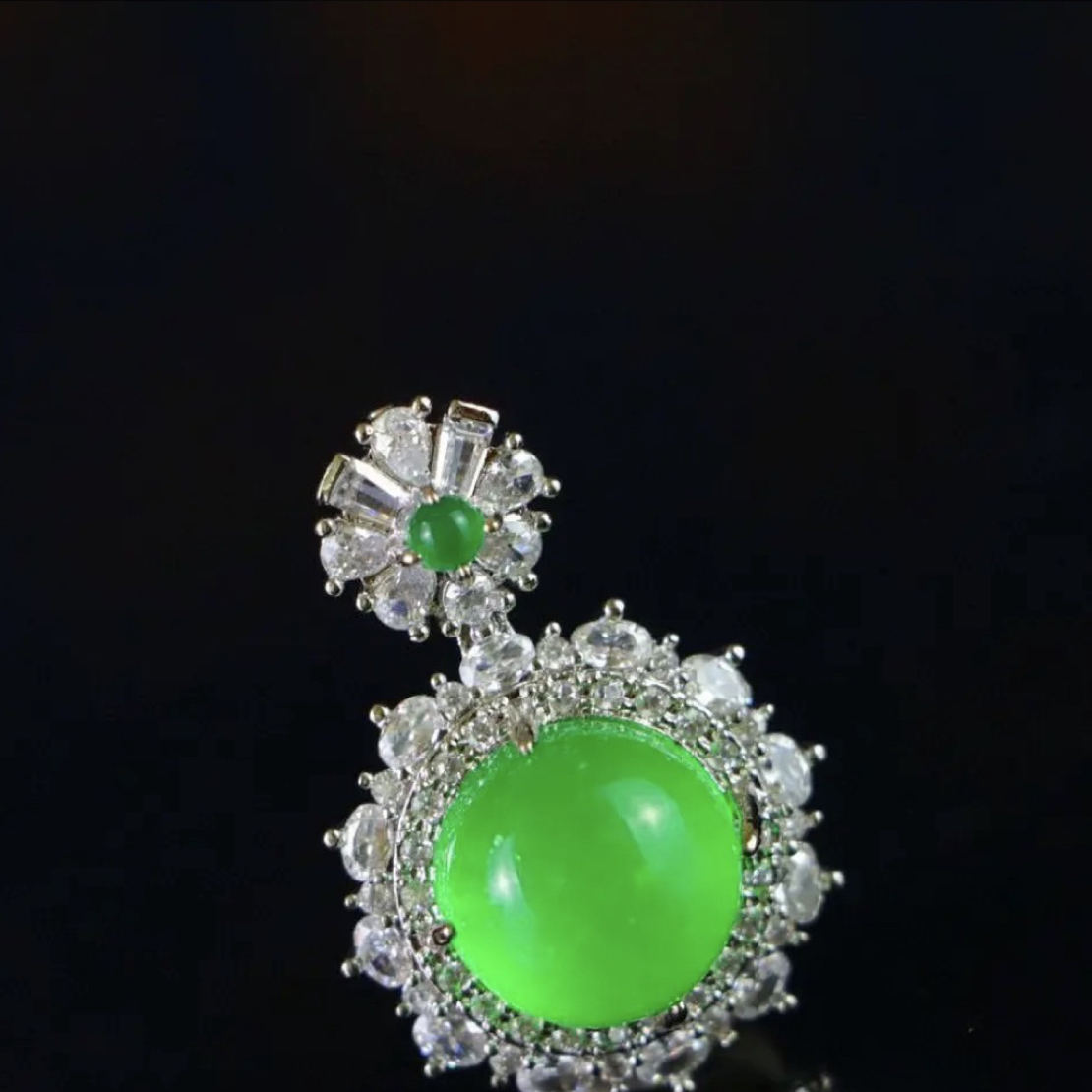 玉髓项链包包锁骨链