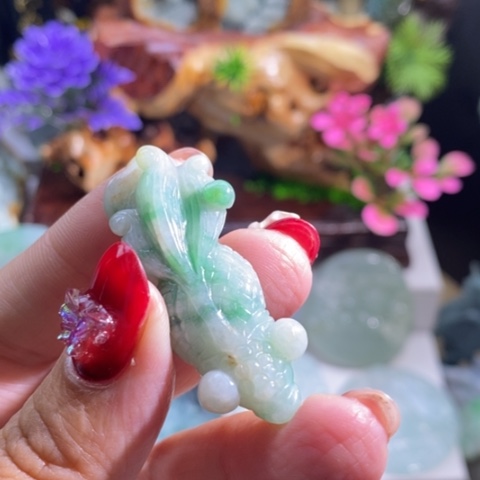 【闪购商品】颈饰未镶嵌翡翠鱼