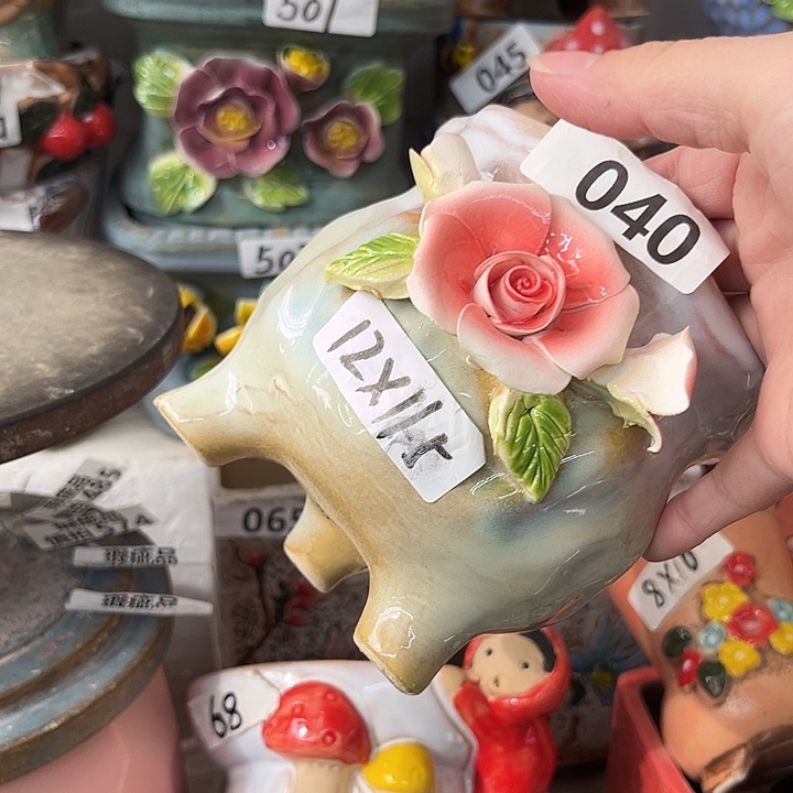 粗陶材质多肉花盆