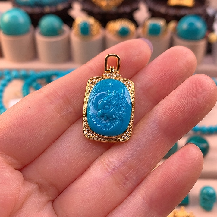 绿松石配饰未镶嵌