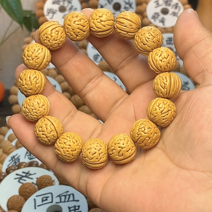 【闪购商品】嘿****蟹桃核盘锦肌肉手串手链