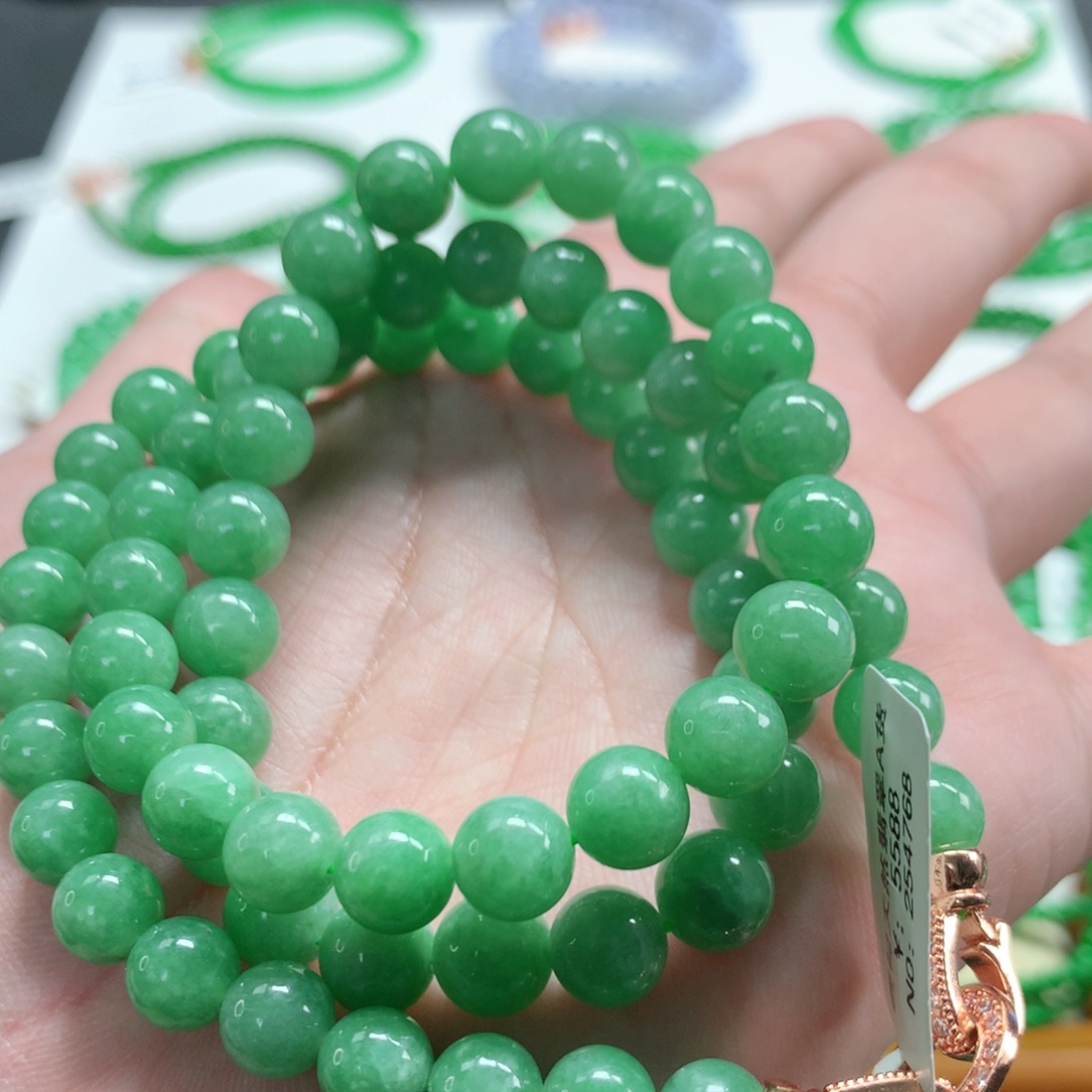 翡翠未镶嵌手链翡翠