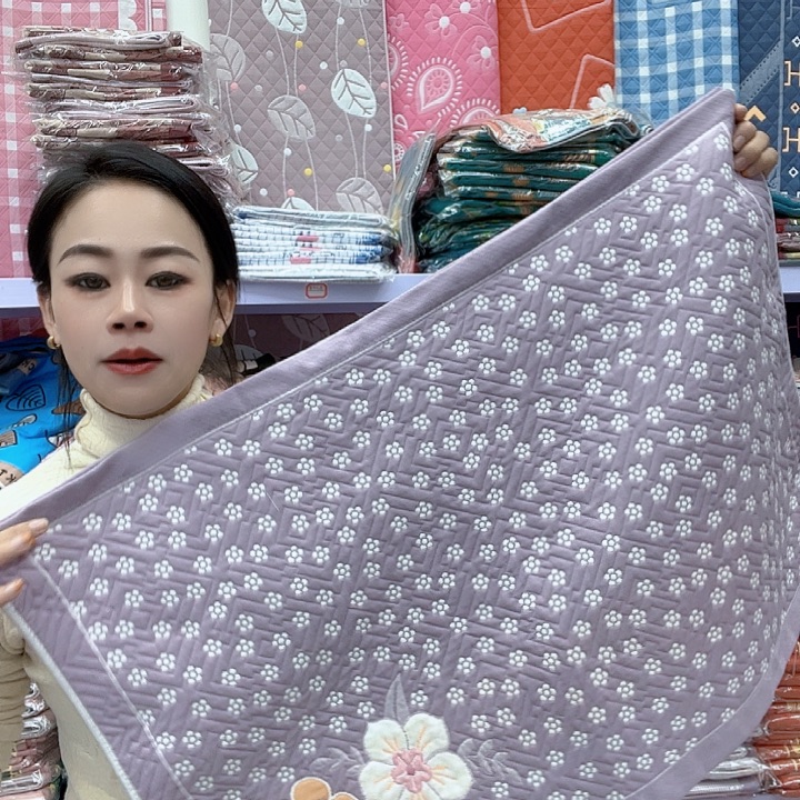 棉紫色梅花棉丝不小