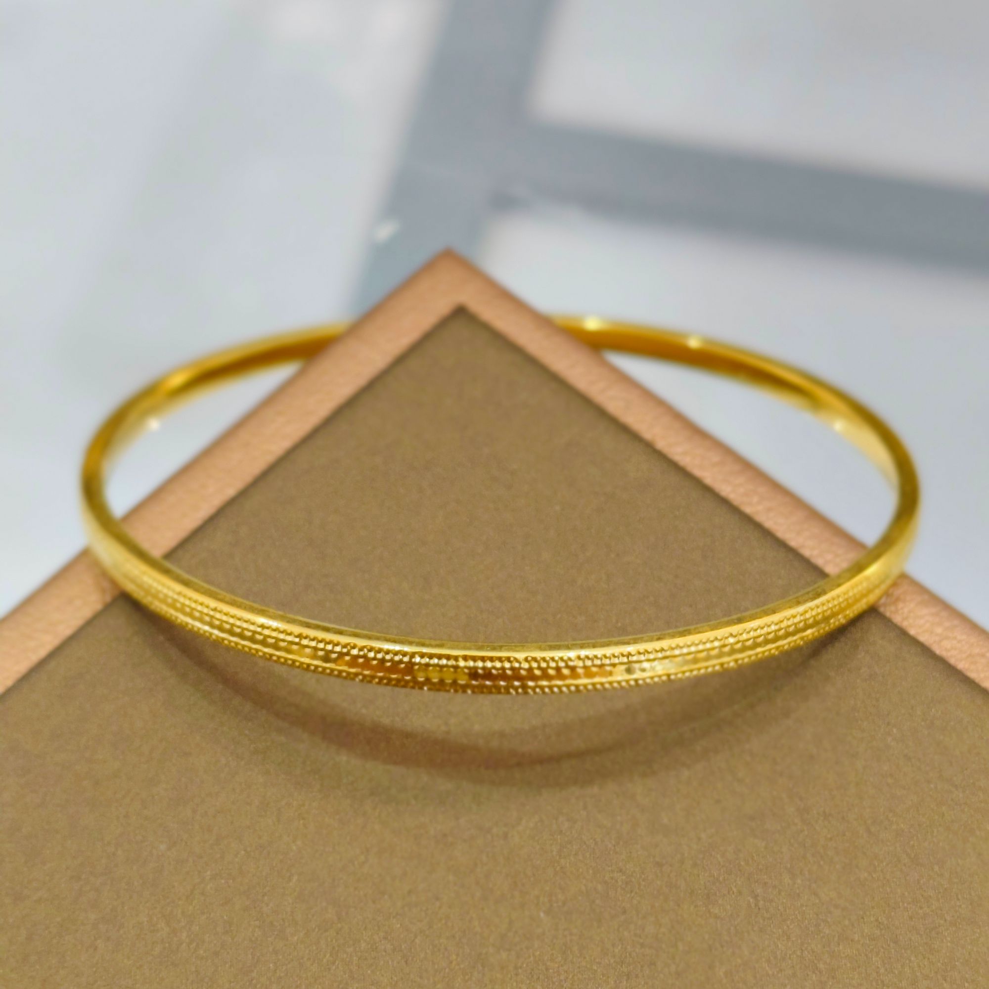 【七夕礼物】 18k 细龙鳞手镯DY