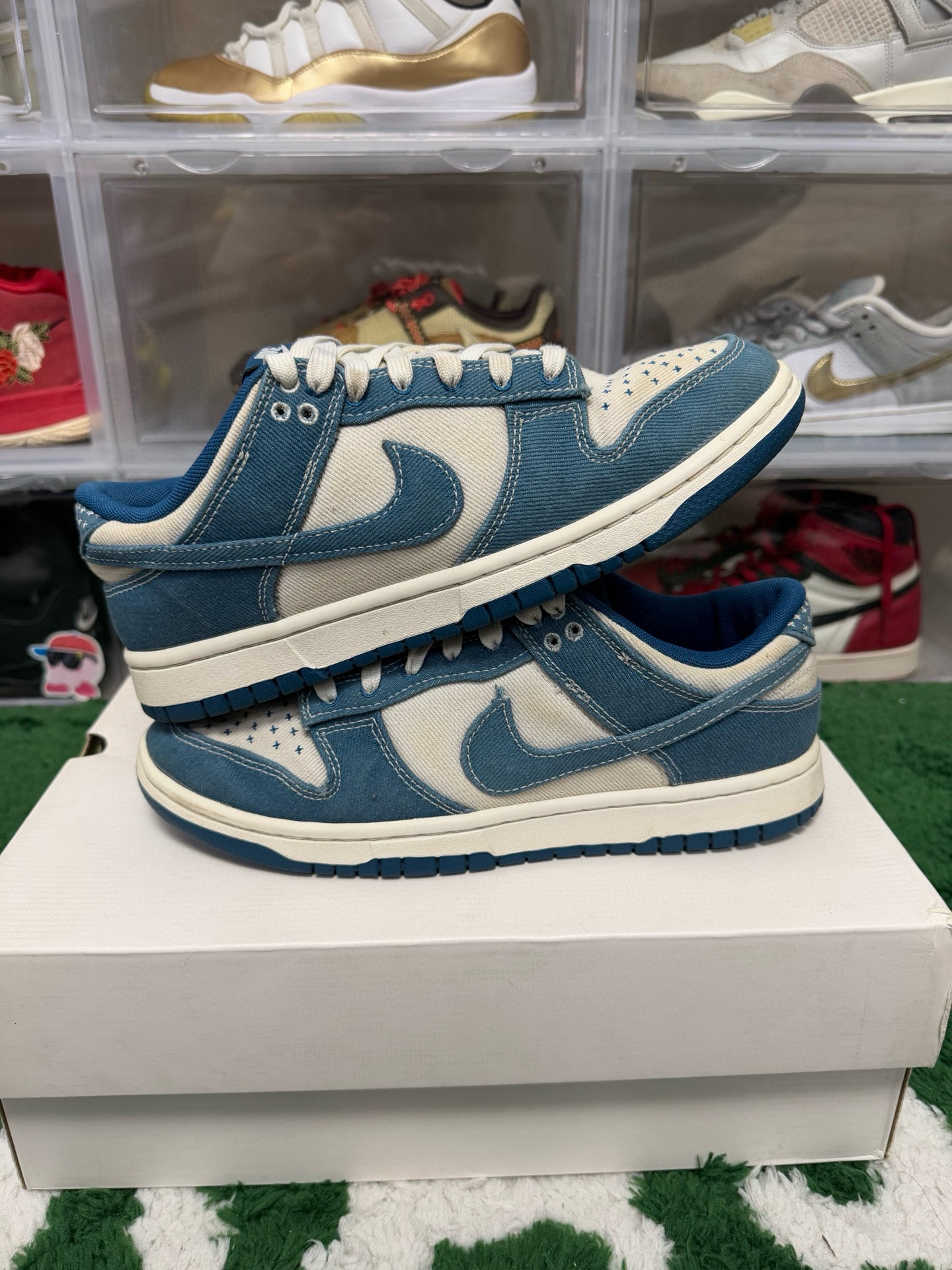 90新 maje 42码/dunk low工业蓝休闲鞋/二手正品