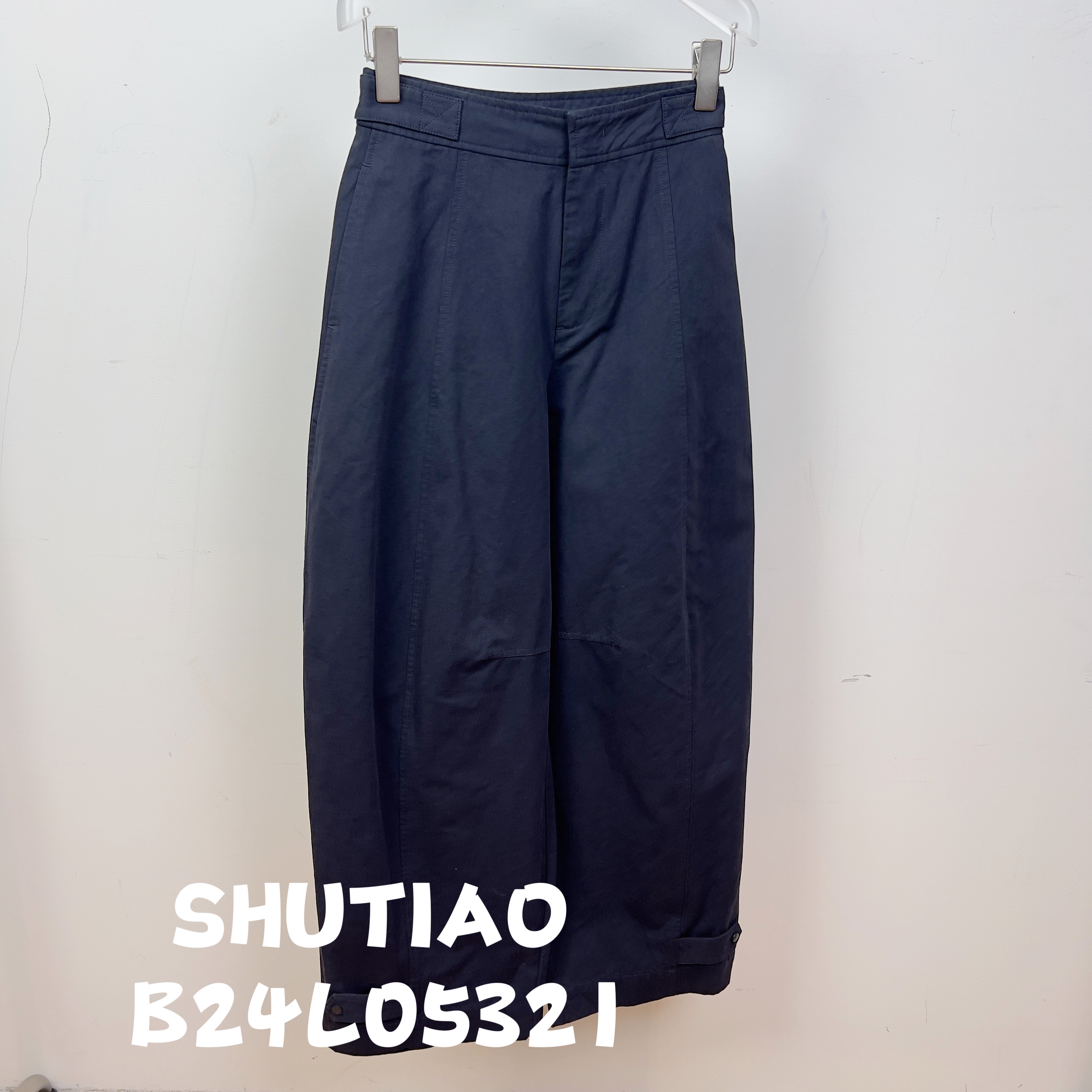 【SHUTIAO】2024秋冬：新款小众设计款裤子B24L05321