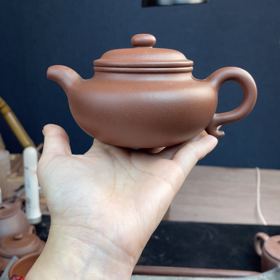 茶壶紫砂全手工底槽清仿古240cc