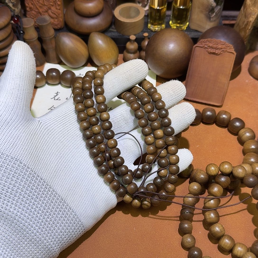 檀香木百年老山檀7×8×108颗1档