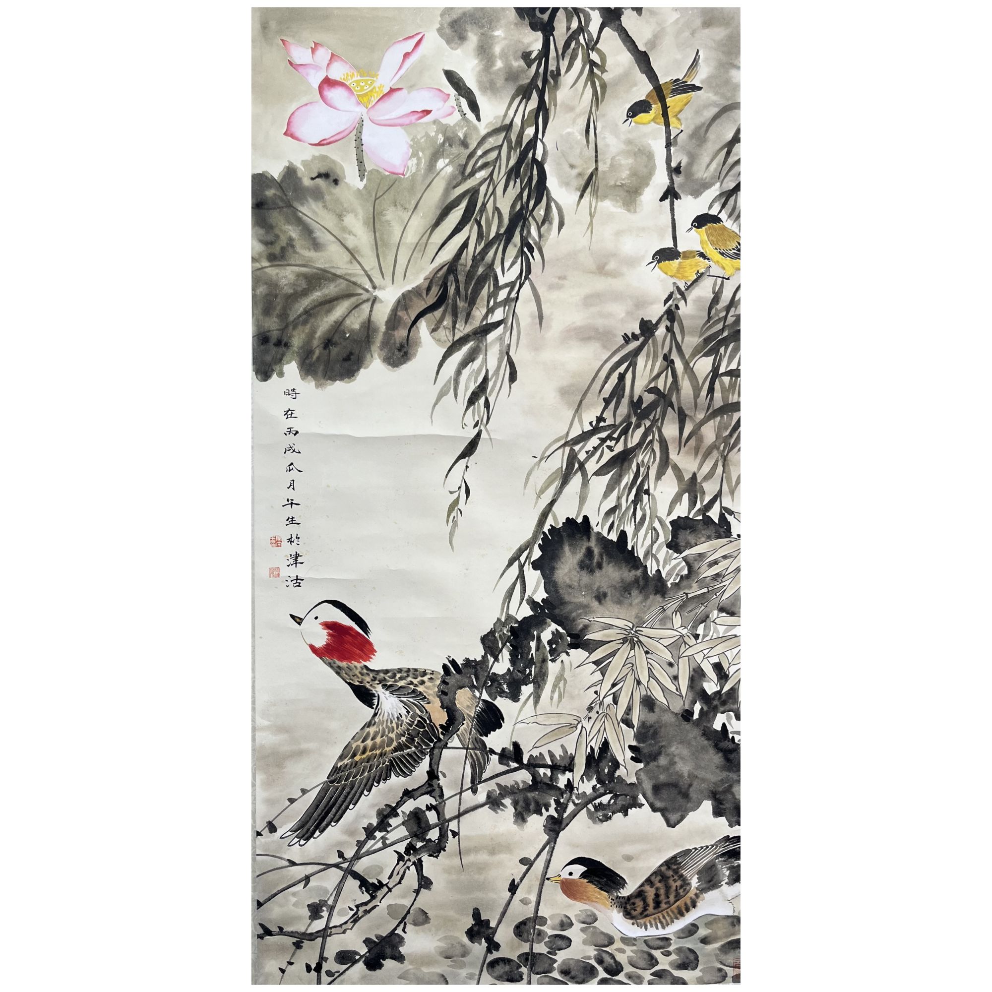 【花鸟】   65×129   CP-40411   立轴