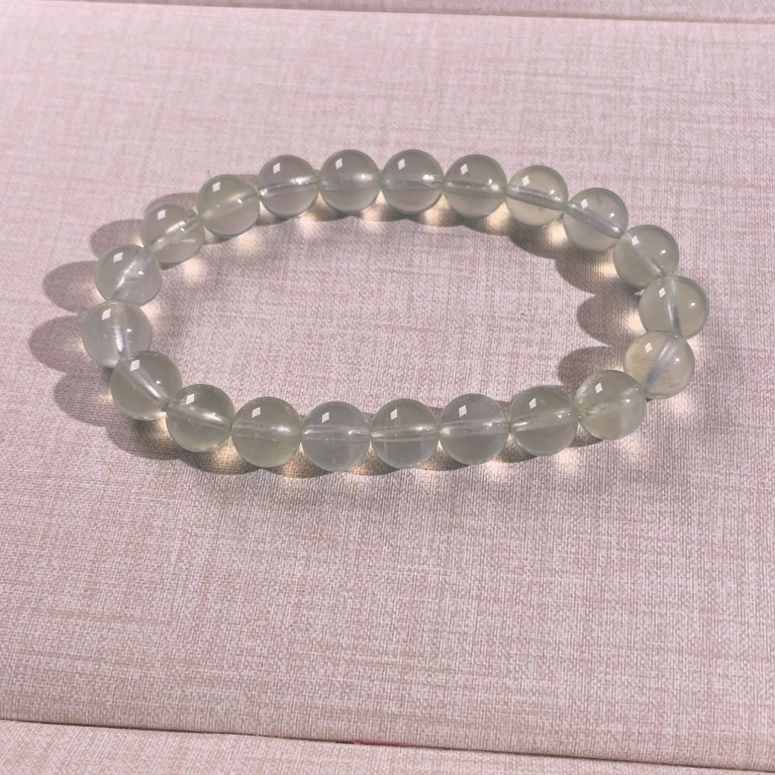 葡萄石未镶嵌手绳葡萄石手串卡9mm