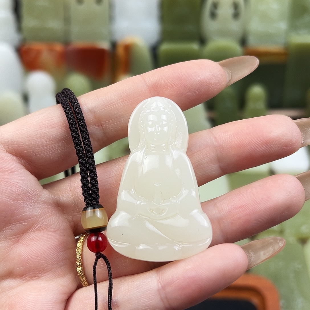 冰白立体观音菩萨