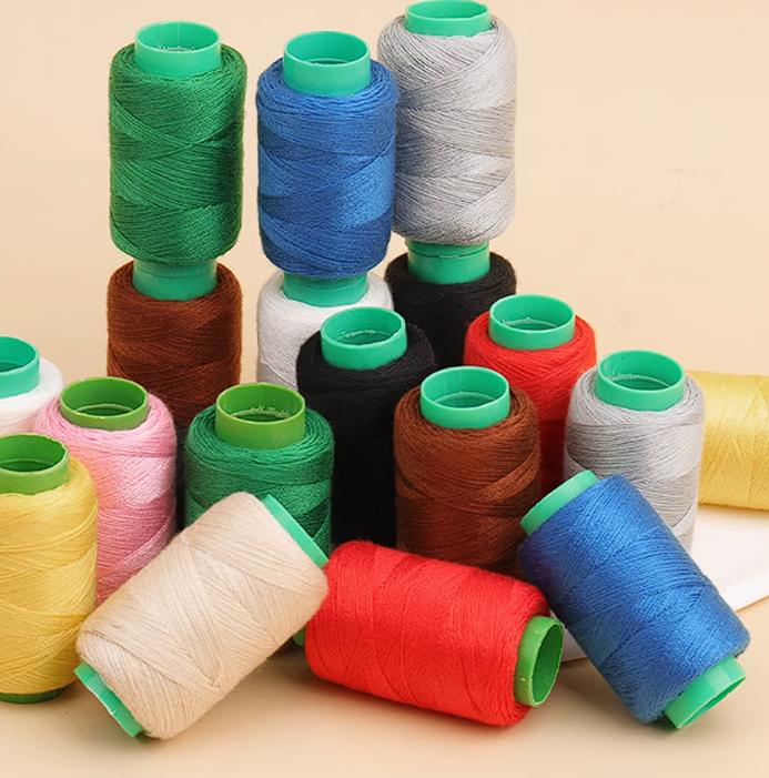 【3卷白3卷黑4卷彩色】耐拉扯不掉色缝纫手动diy线水洗无忧线