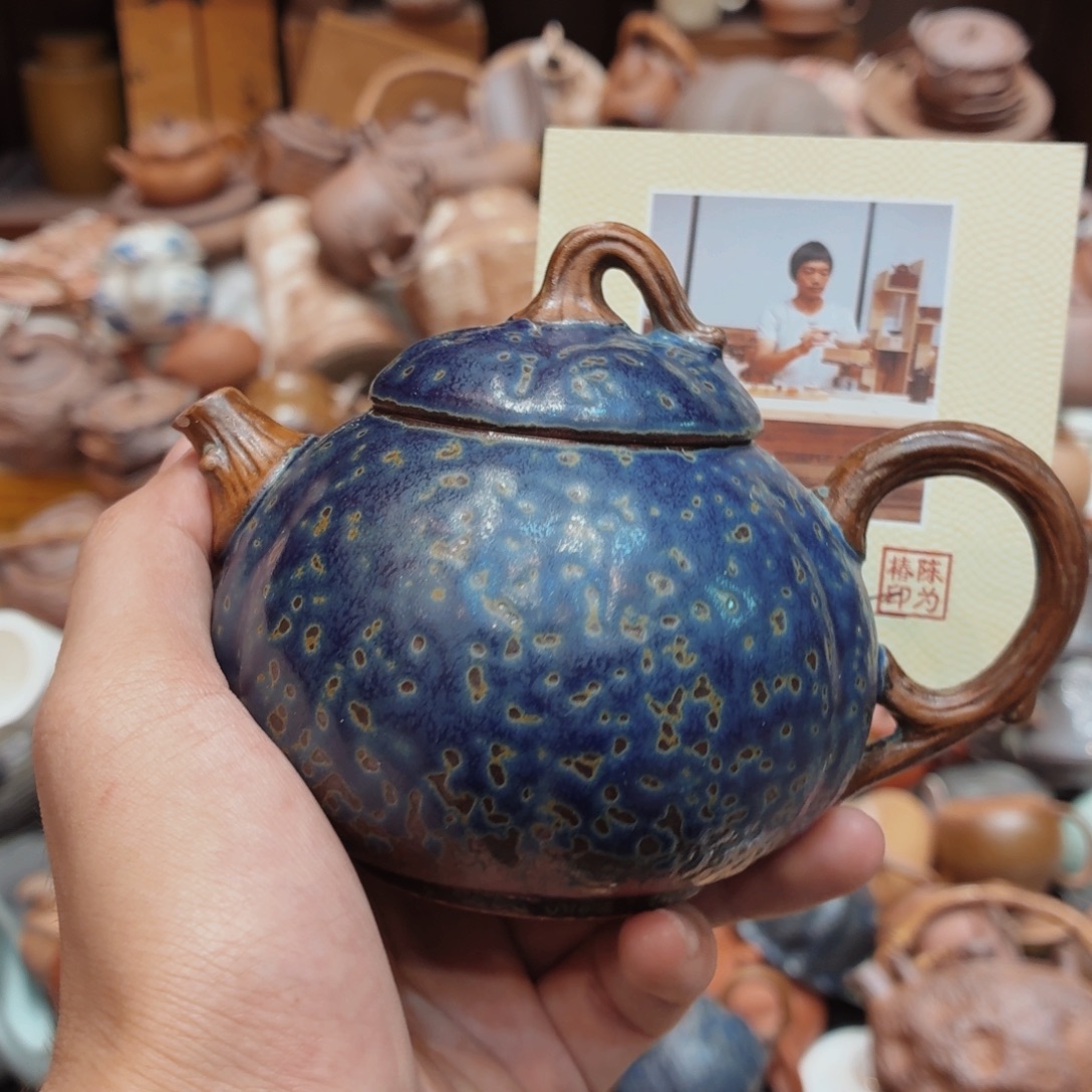 柴烧老岩泥高温茶器皿