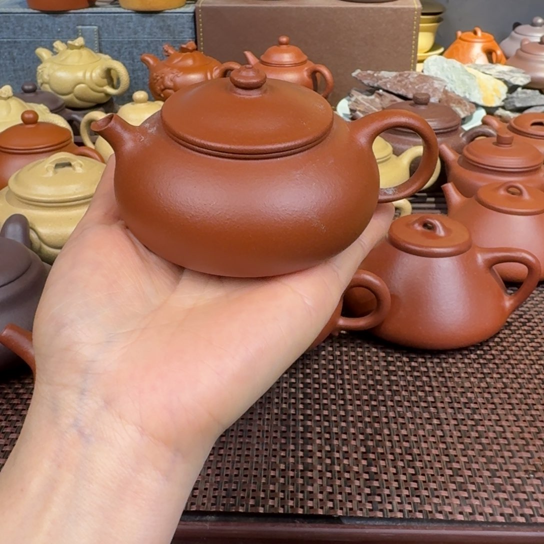 朱泥茶壶130毫升左右