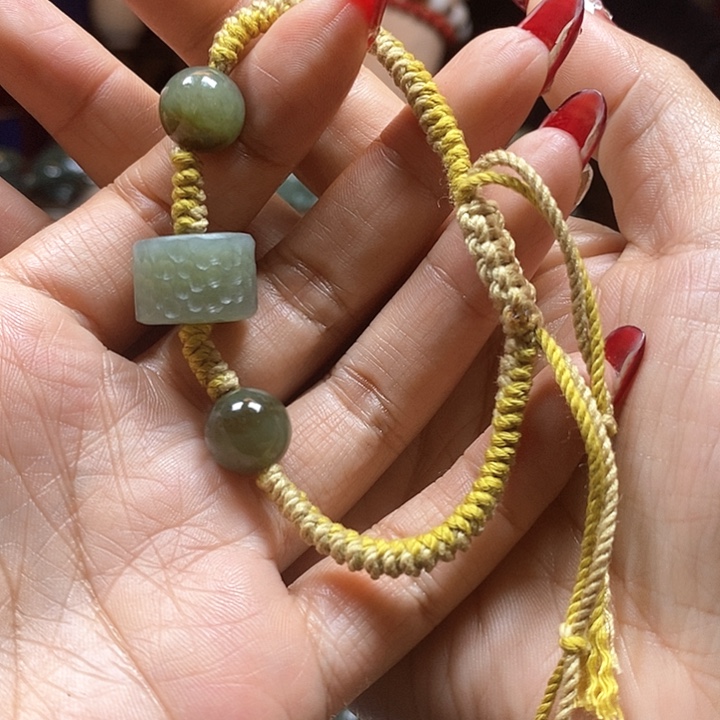 和田玉手串未镶嵌