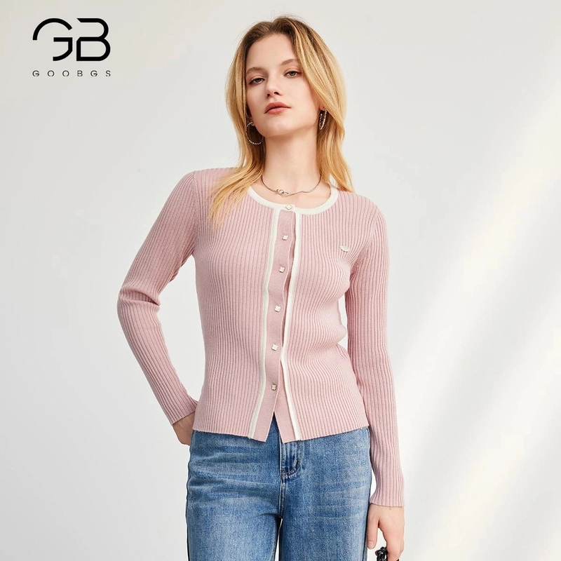 【谷邦L+】谷邦GOOBGS 长袖针织开衫女 G5131132-6