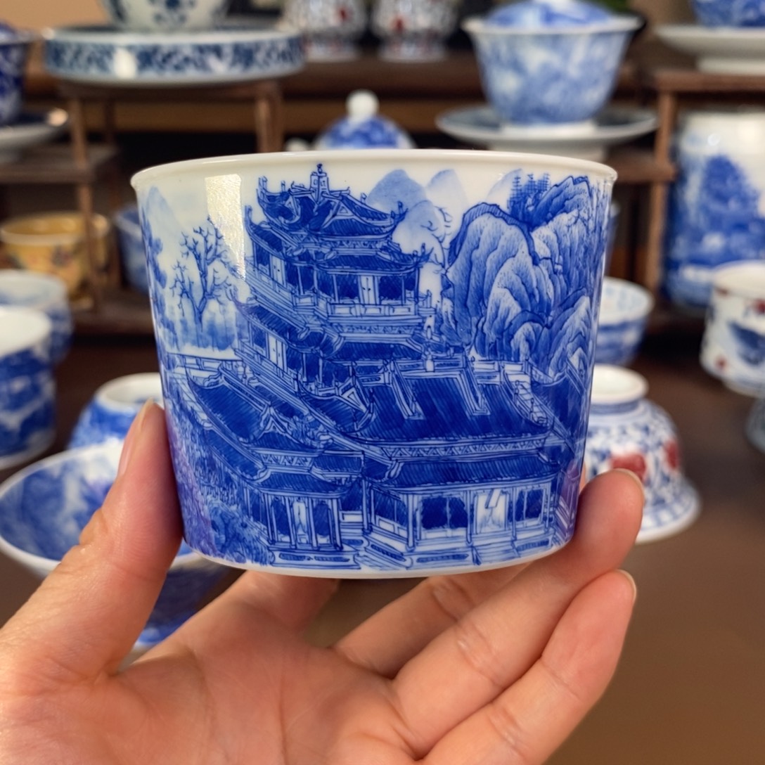 景德镇陶瓷手工手绘