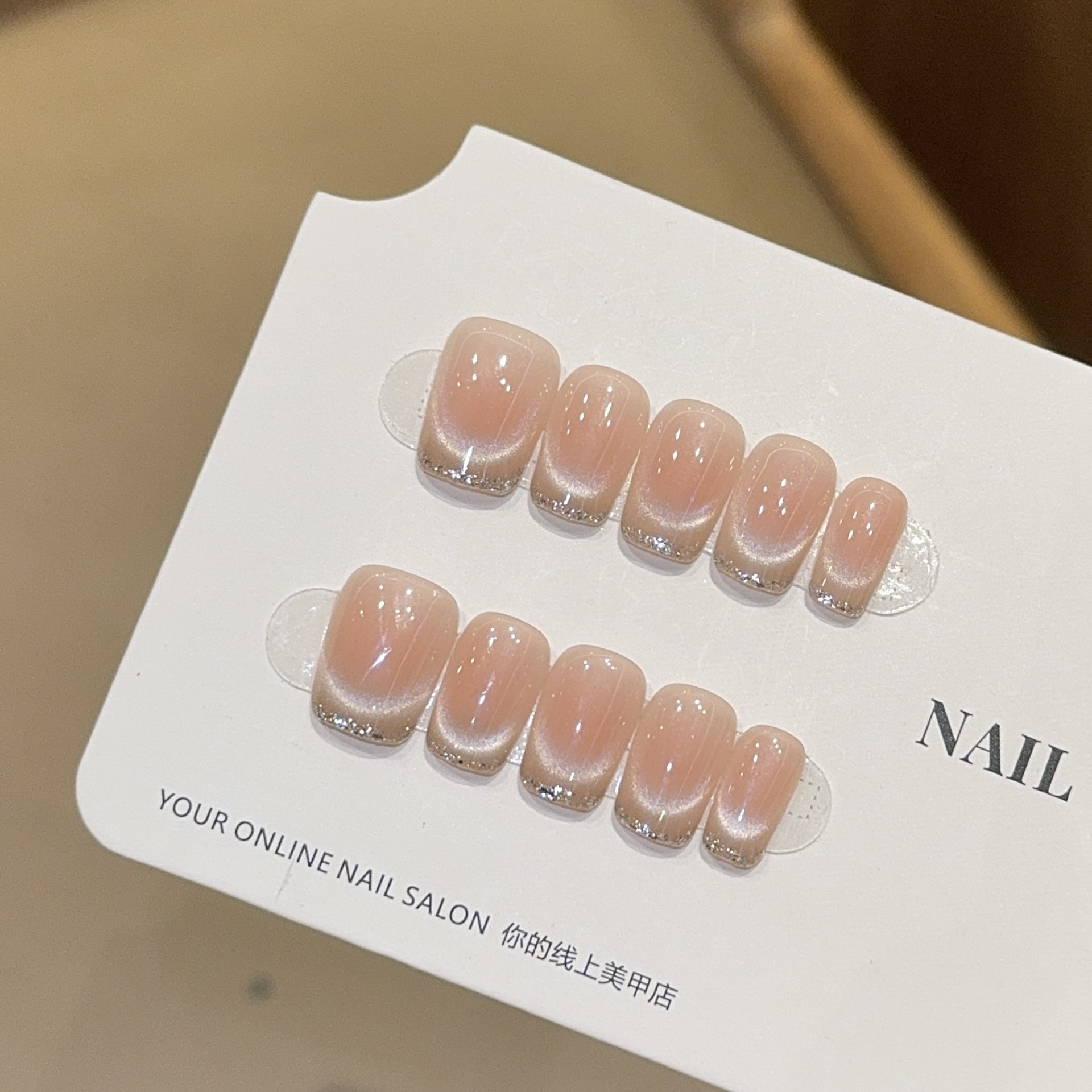 ins 风穿戴甲两单飞手工轻奢风穿戴甲