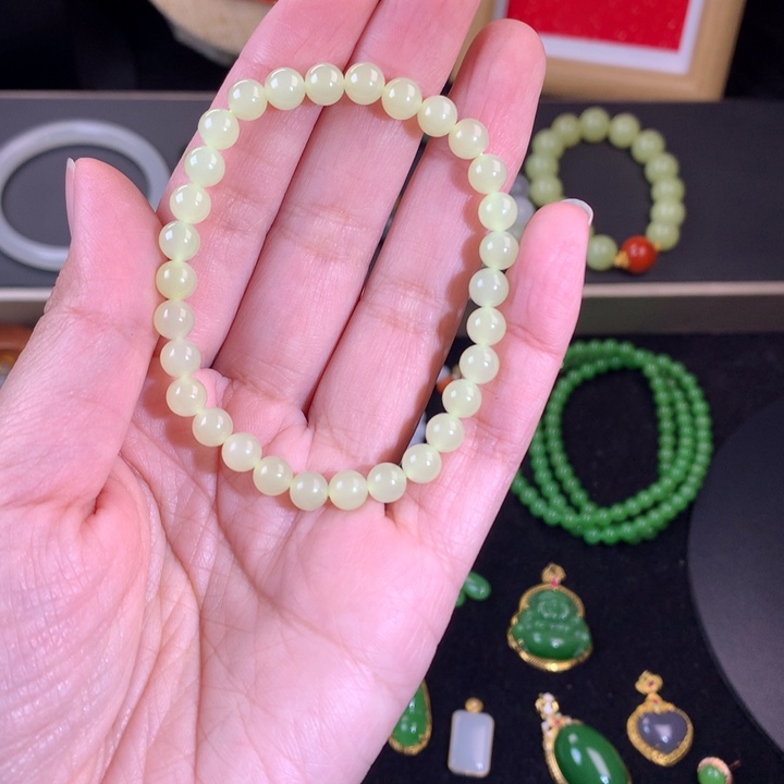 和田玉手链未镶嵌