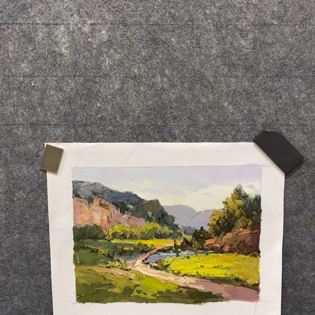 油画风景油画作品