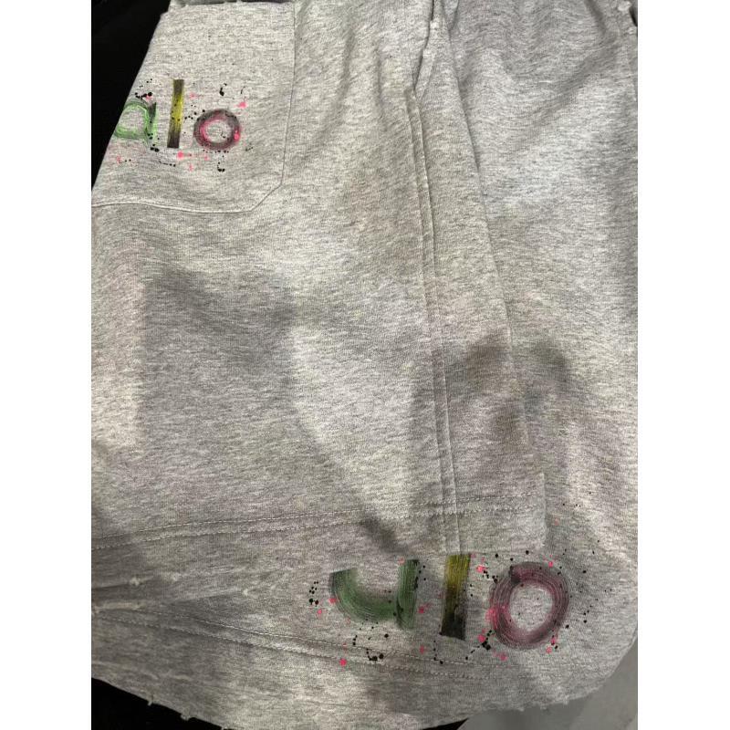 A661【直播间同款】15号链接【闯】 夏季顶奢水洗手绘潮流设计款短裤