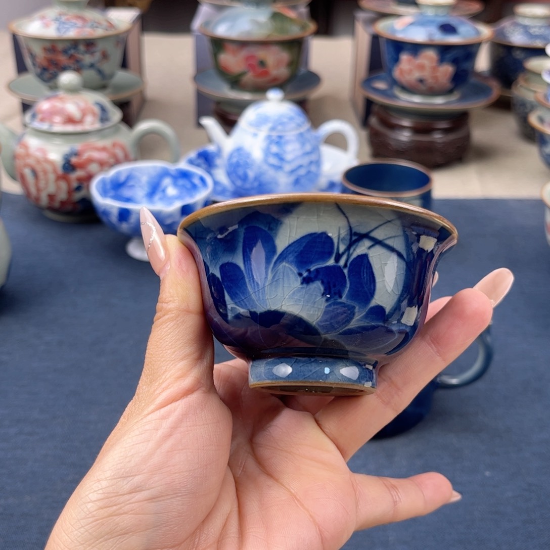 杯景德镇手绘手工茶具