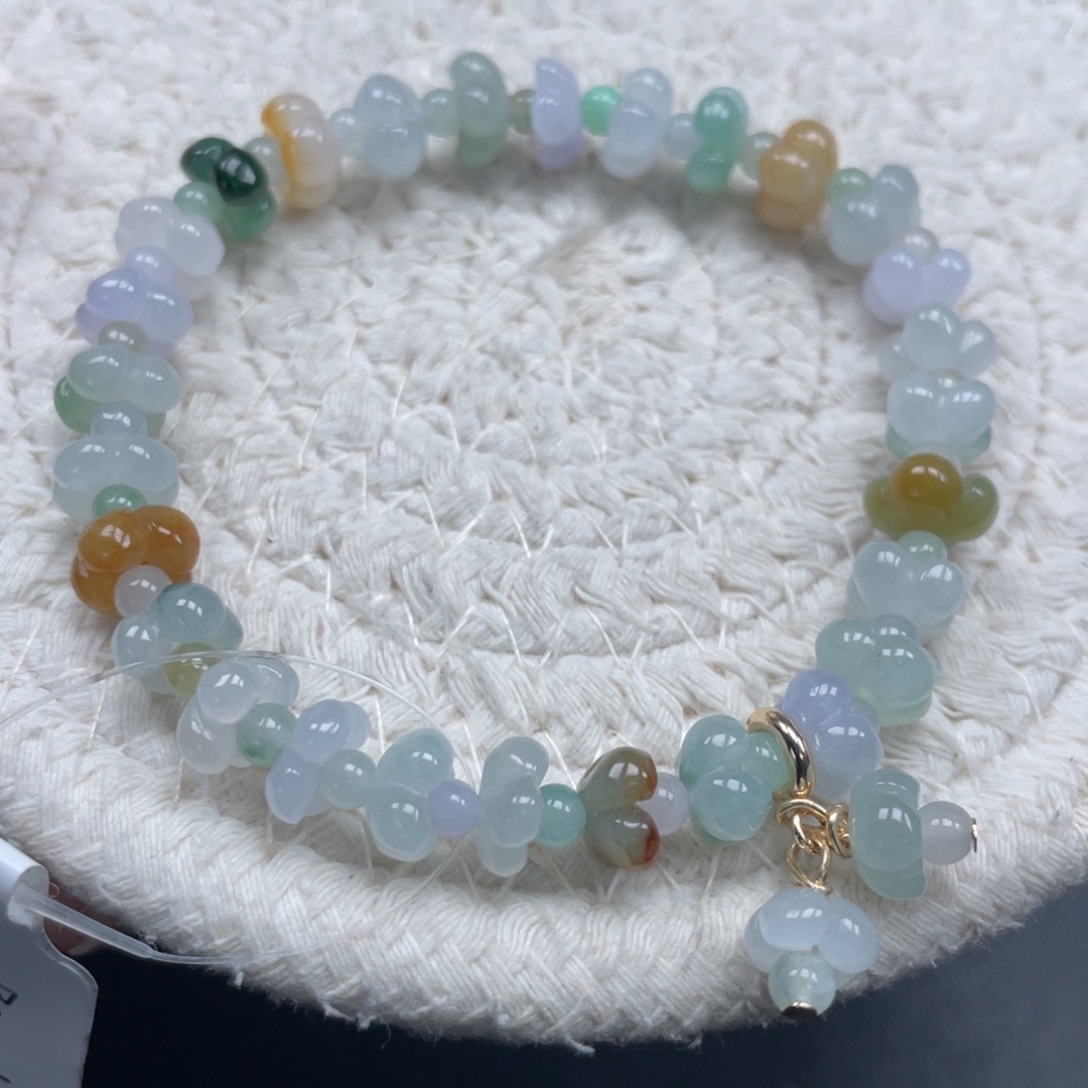 翡翠未镶嵌手链天然A货缅甸翡翠8