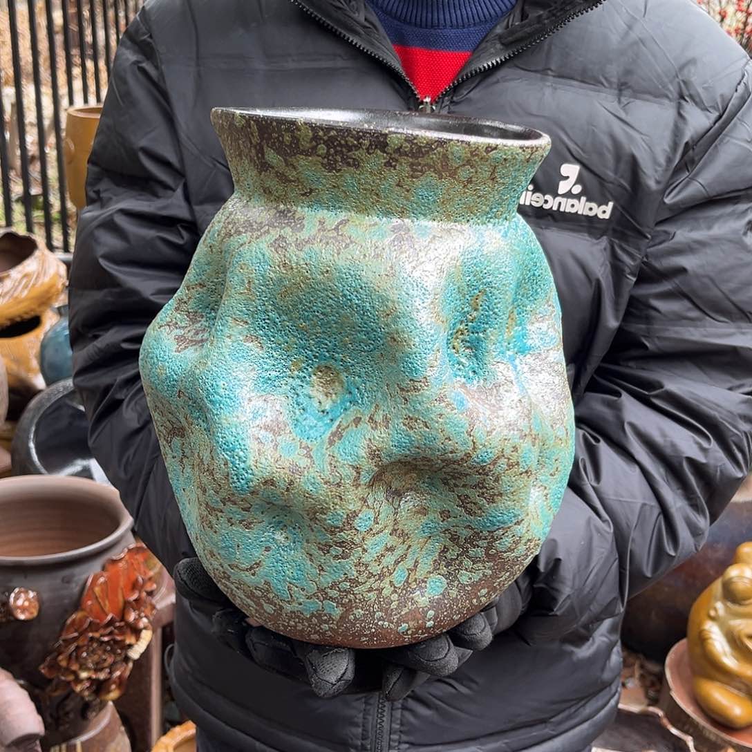 红陶高28口18有孔