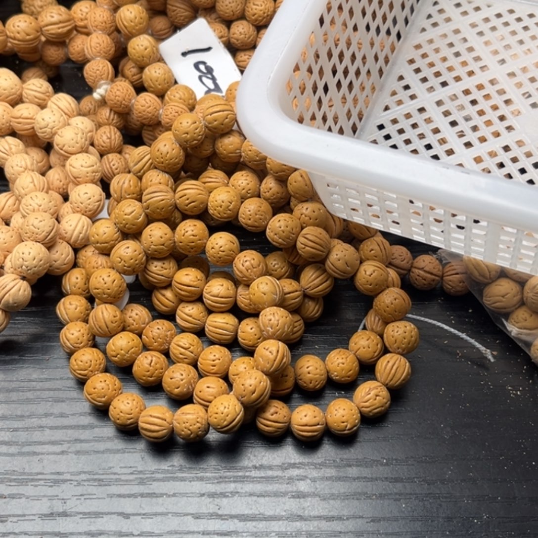 正***五手串文玩核桃小桃核散籽批发