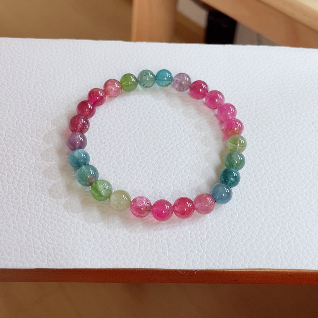 手链未镶嵌碧玺7.8mm左右