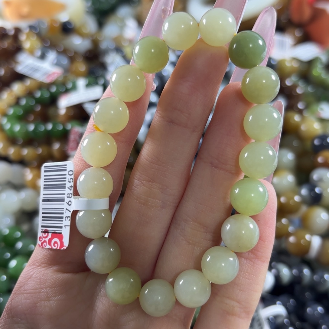 和田玉未镶嵌手链275