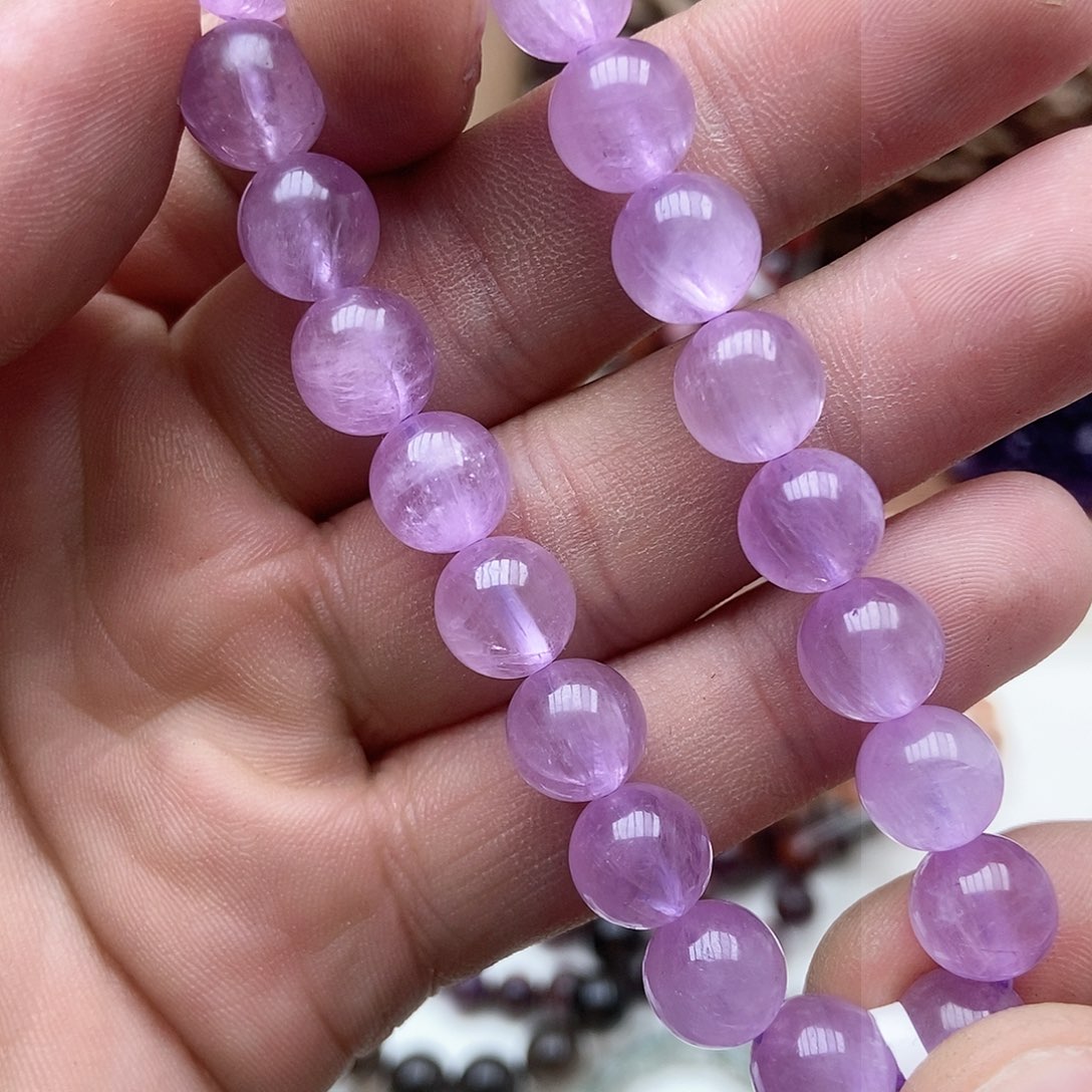 锂辉石手链未镶嵌手链