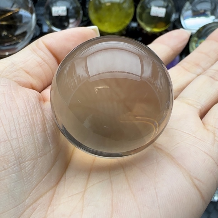 天然水晶球C31未镶嵌水晶天然3.8公分