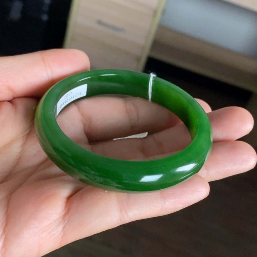 【闪购商品】未镶嵌手镯和田玉（碧玉）