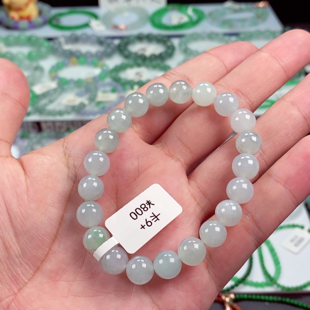 未镶嵌手链翡翠卡9+