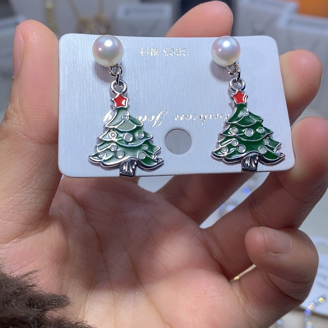 未镶嵌淡水珍珠耳饰