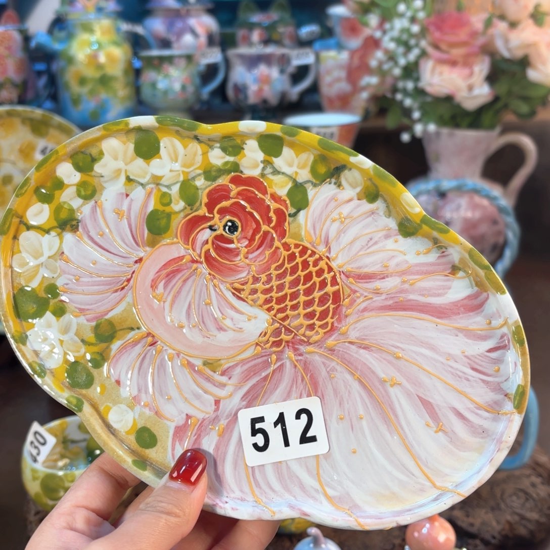 景德镇手绘高温釉下彩陶瓷茶具