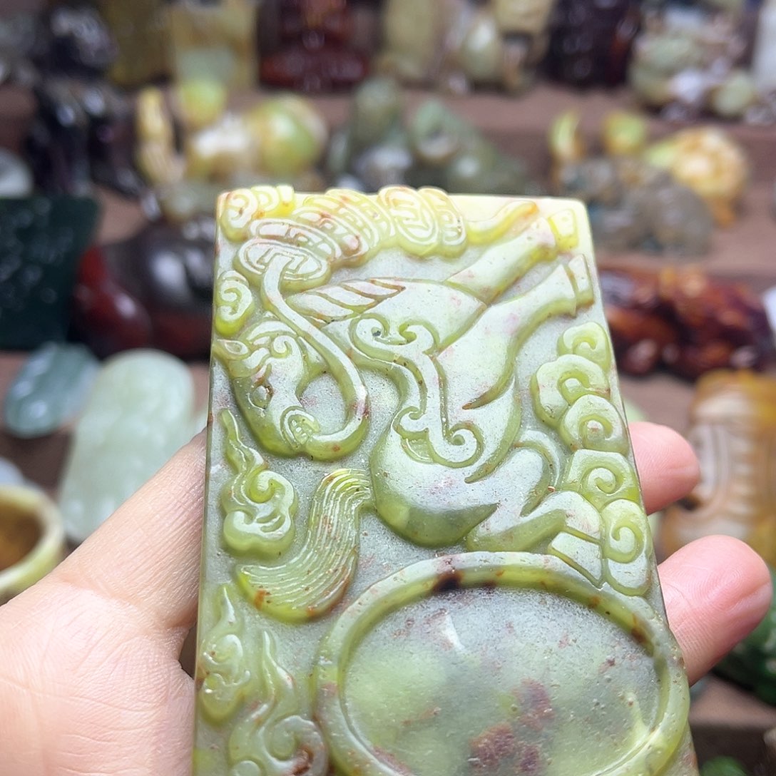 白玉菩提吊坠40。。