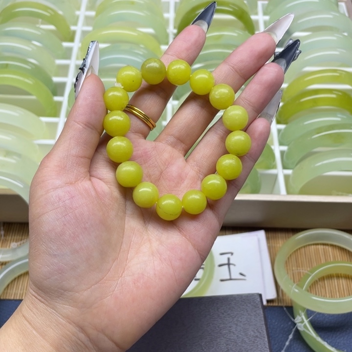 蛇纹石玉手镯未镶嵌?****?