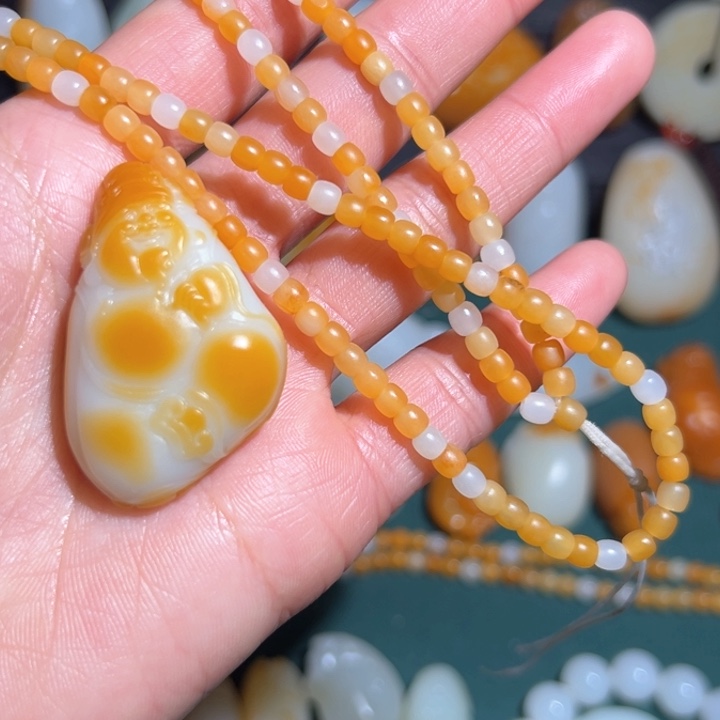 和田玉挂件未镶嵌༺****⁰