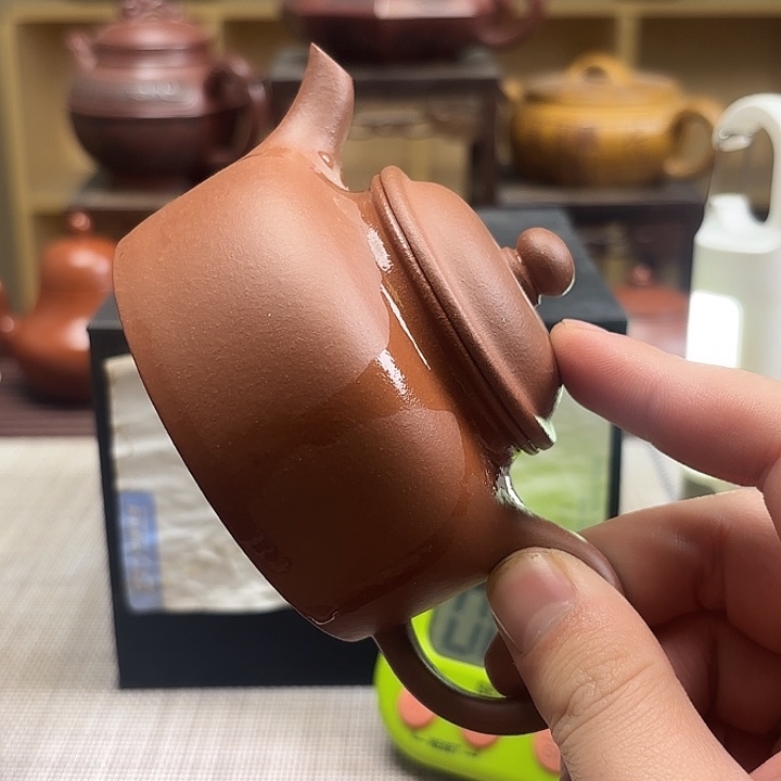 老***光紫砂茶壶微瑕处理